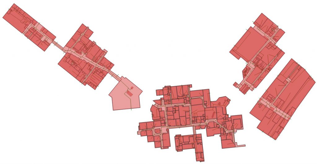 sheridan (davis) floor 1 in QGIS